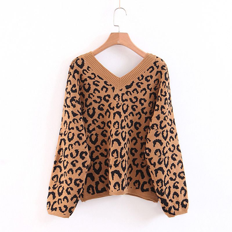 Chandail leopard femme online