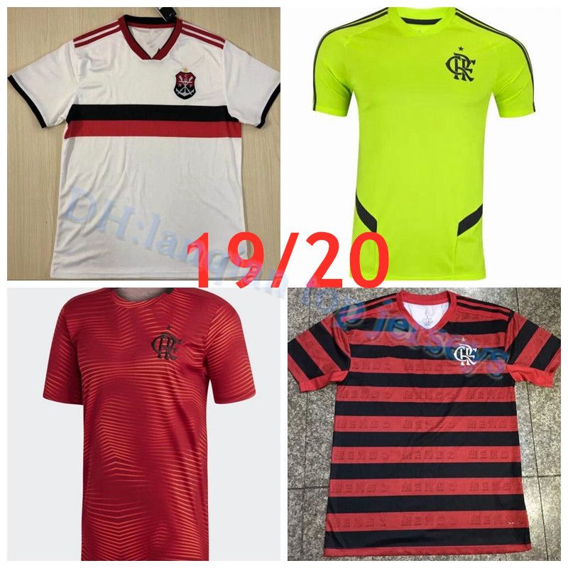 2021 CR Flamengo 2019 2020 Soccer Jersey 19 20 Flamenco Away White ...