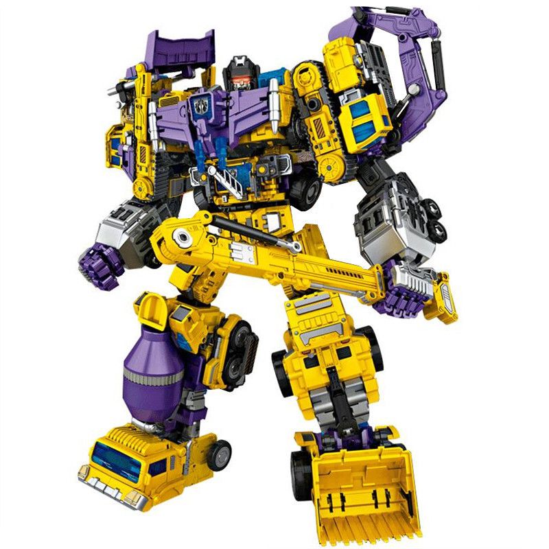 Oversize Transformers NBK Devastator Transformation Boy Toy Action Figure Yellow