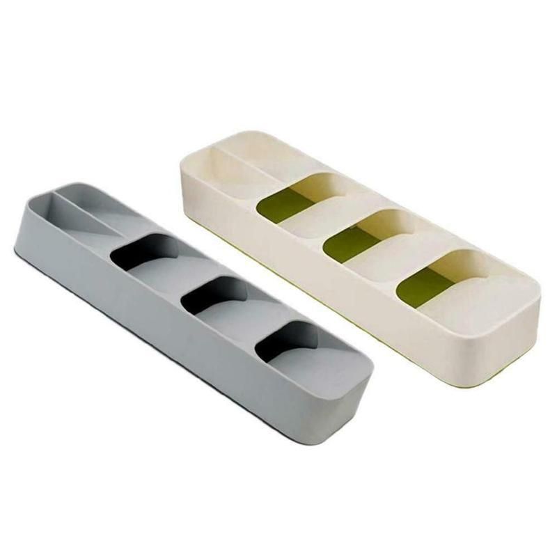 2019 Kitchen Drawer Organizer Tray Spoon Cutlery Separator Home