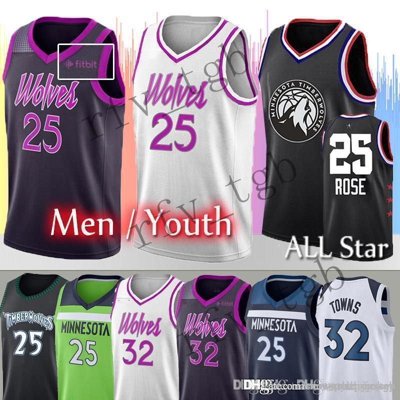 d rose timberwolves jersey