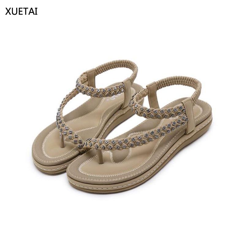 Dedo Verano Plataforma 42 Mujer Pu Zapatos Plano 2019 Mujeres Agua De Señoras Taladro Pie Fondo Sandalias 35 Tamaño Del jLA45R