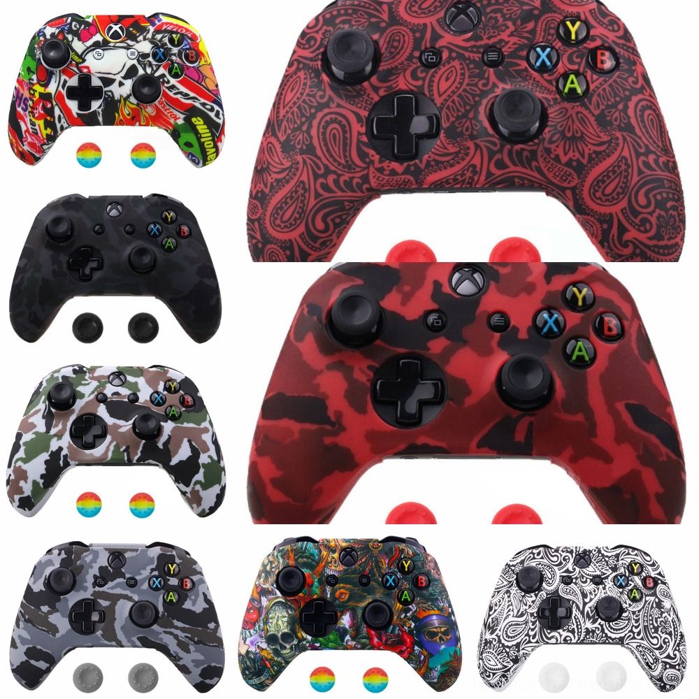 2021 C7uC5 NEW Thumb Colors For XBox One Controller Silicone Skin Case