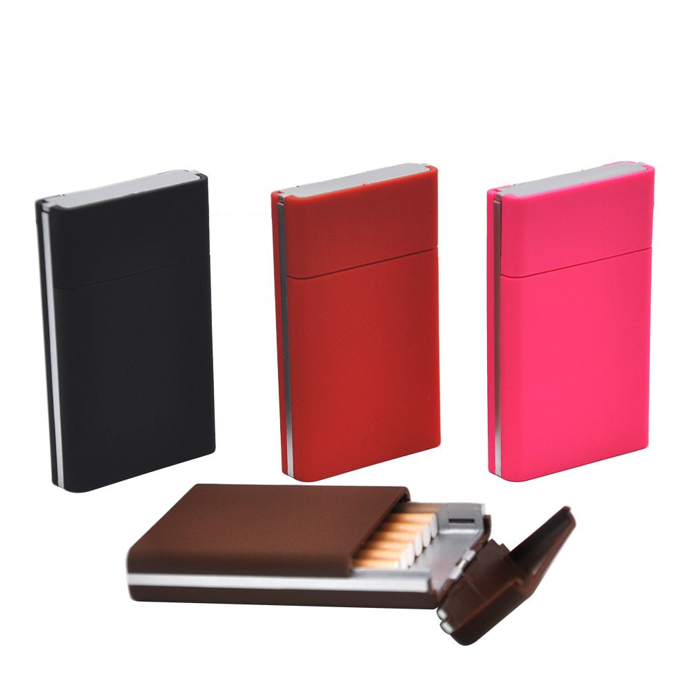 2021 Plastic Slim Tobacco Cigarette Case Pocket Size Portable
