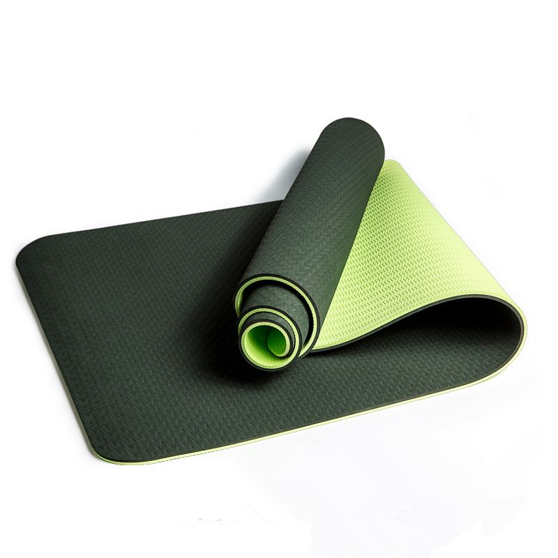 Microfiber 6mm Tpe Non Slip Yoga Mats For Fitness Tasteless