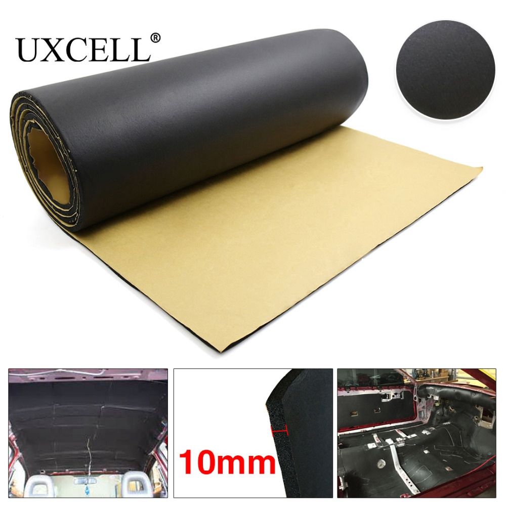 Sound & Heat Insulation Cotton UXCELL 5/8mm/10mm Thick Rubber Foam Car