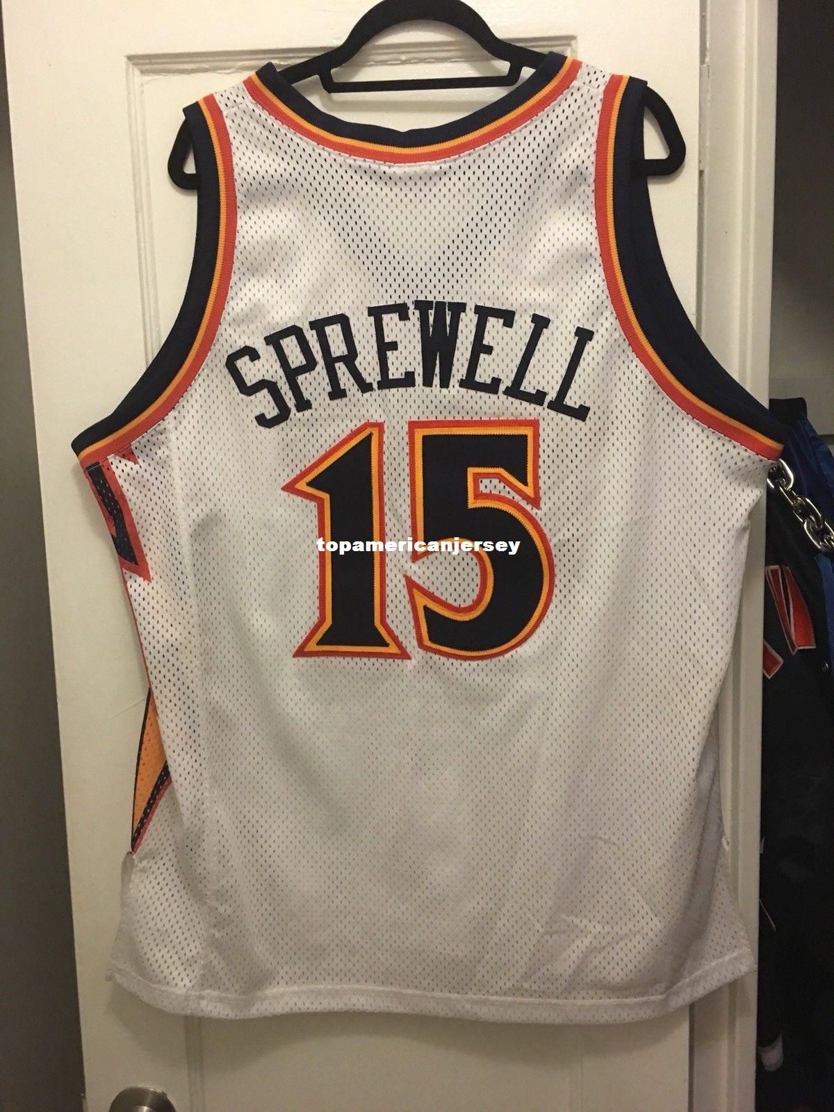 Download 2019 Vintage Latrell Sprewell #15 Sewn Starter High ...