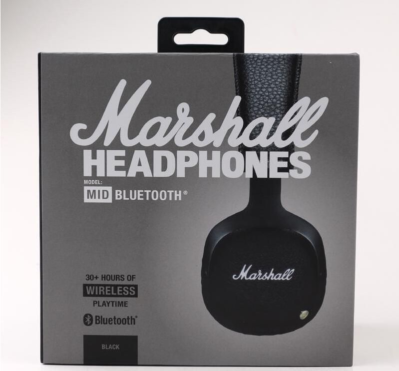 Marshall MID Bluetooth Headphones With Mic Deep Bass Hi Fi DJ Headset