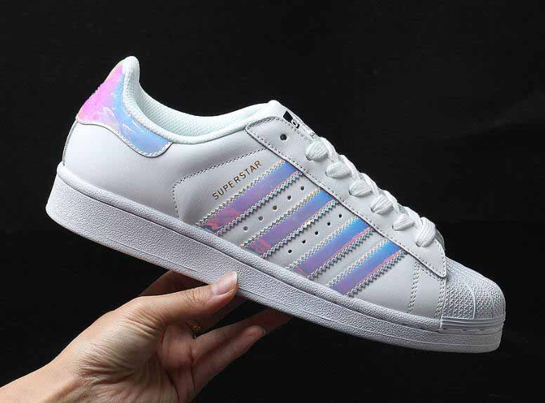 holographic designer shoes