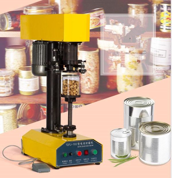 TDFJ 160 Tin Can Sealing Machine/Can Sealer/Can Seamer Semi Automatic