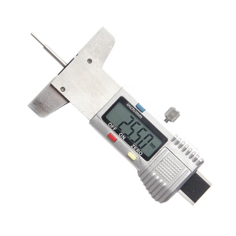 2021 Digital Tread Depth Gauges 0 25mm/0.01 LCD Display Inch/Mm System