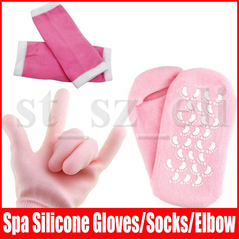 2021 Reusable SPA Gel Moisturizing Socks Gloves Whitening Exfoliating
