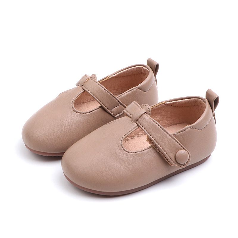 Girls Shoes 2019 Spring New Toddler Baby First Walkers T Shaped Princess Leather Shoe 1 2 3 Years
