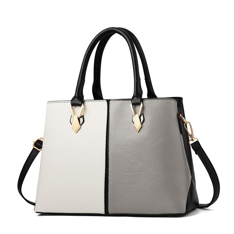 Women Designer PU patent Leather Shoulder Tote Large Handbag Ladies Work bags