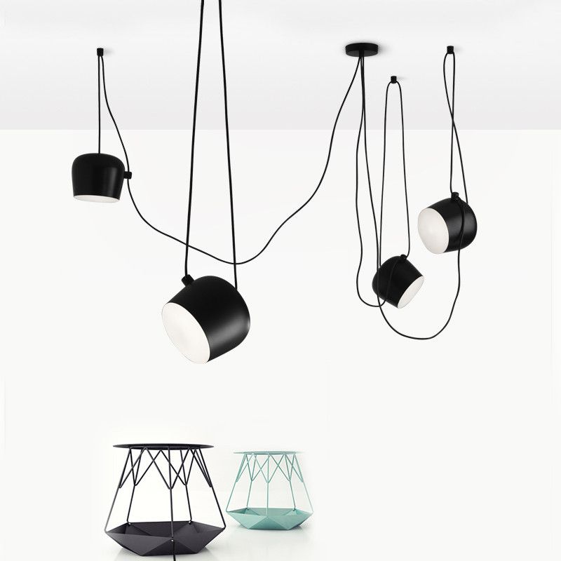 Custom Modern Spider Industrial Pendant Lights For Diving Room Restaurants Kitchen Lamps E27 Fixtures Led Hanging Lamp Home Lighting