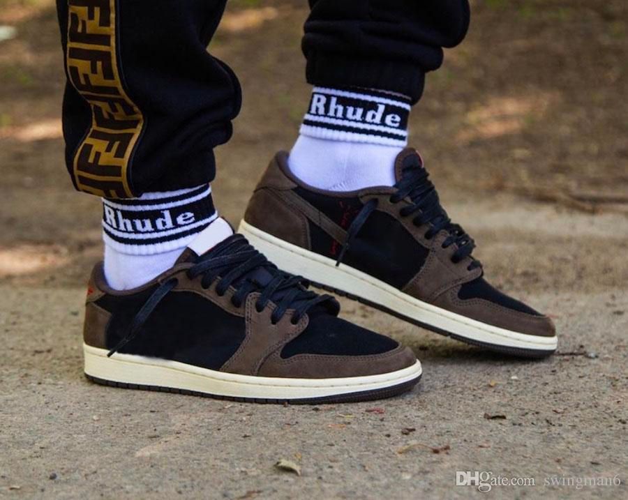 2020 2019 New Release Travis Scott X Air 1 Low OG SP Dark ...