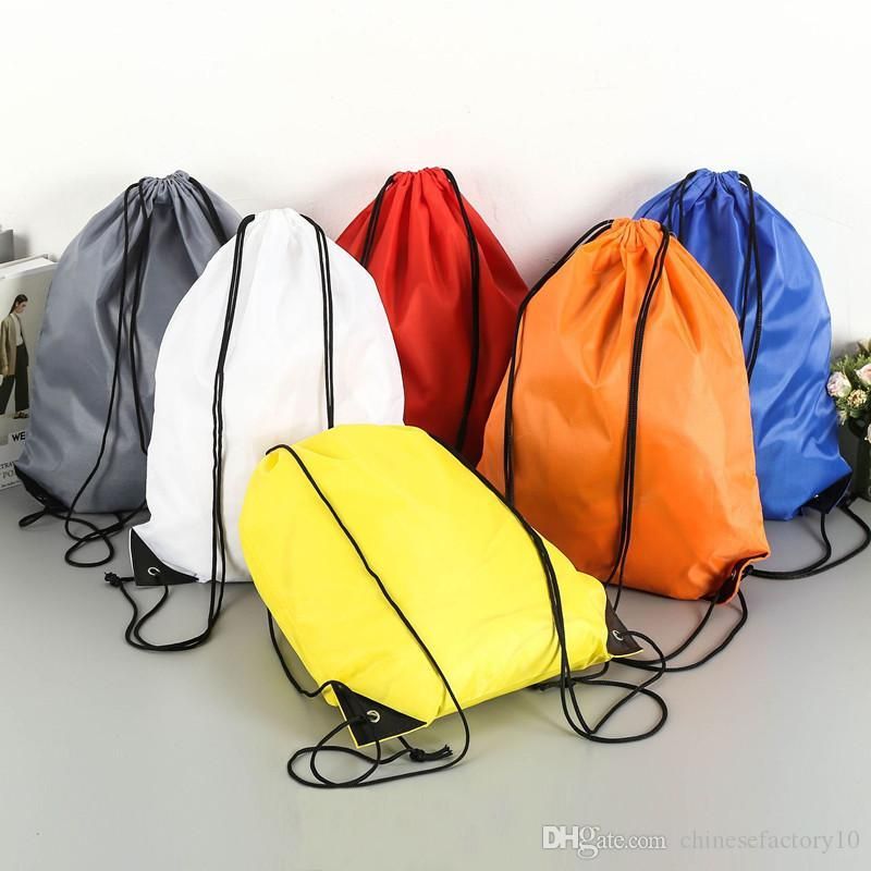 Kids Drawstring Backpacks Travel Storage Bag Beach Outdoor Boys Girls