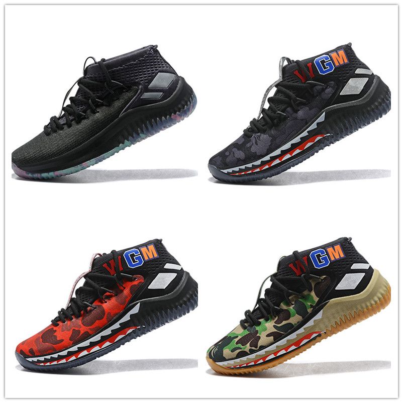 2018 Hot Sale Damian Lillard 4 X DAME Camouflage Green Red