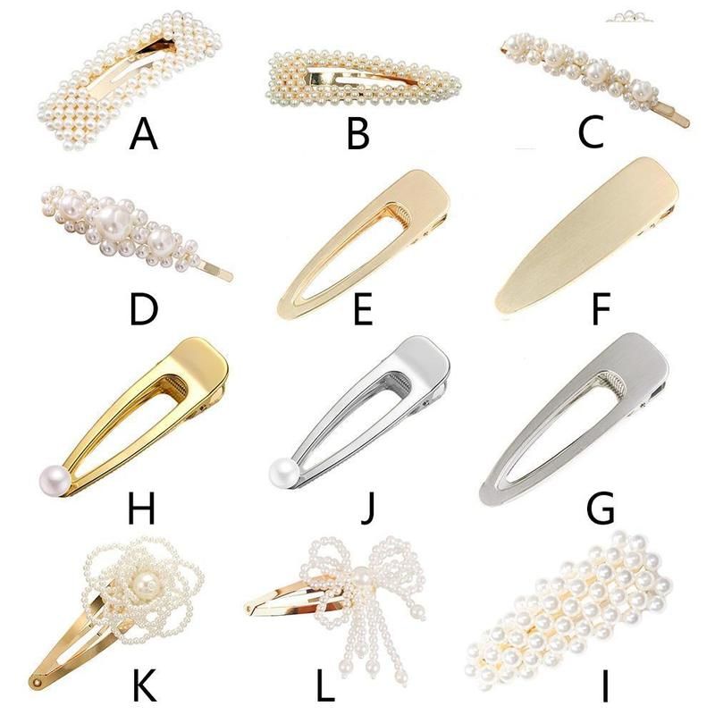 Ins Internet Celebrity Hairpins Bling Crystal Headwear Women Girls