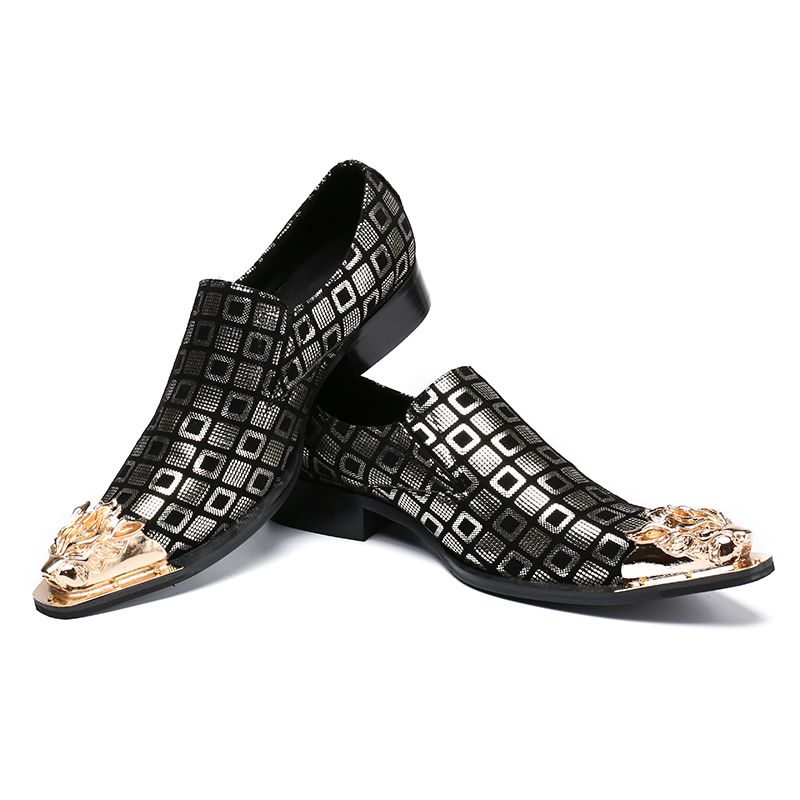 gold designer shoes men's
