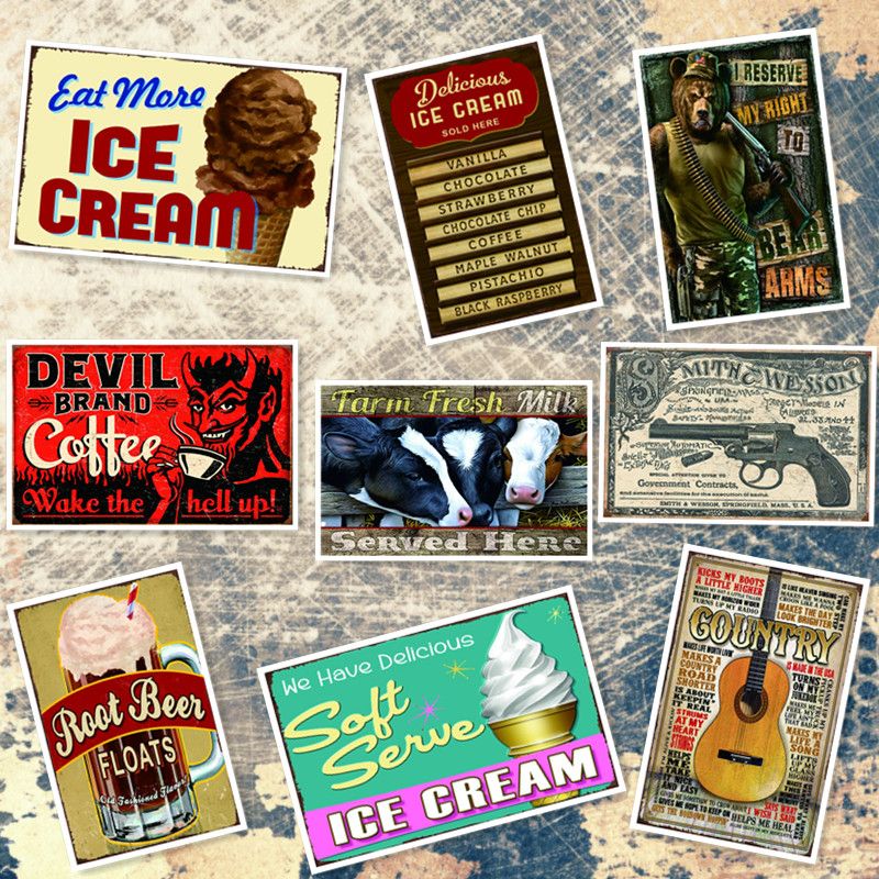2019 farm milk delicious ice cream menu root beer decorative retro