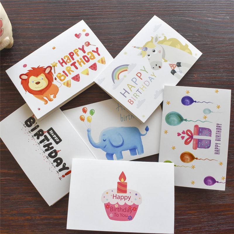 birthday unicorn thank you card with envelope custom invitations 6x4 envelope