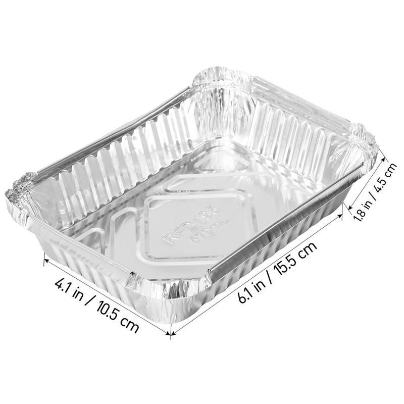 2021 Disposable BBQ Drip Pan Tray Aluminum Foil Tin Liners For Grease