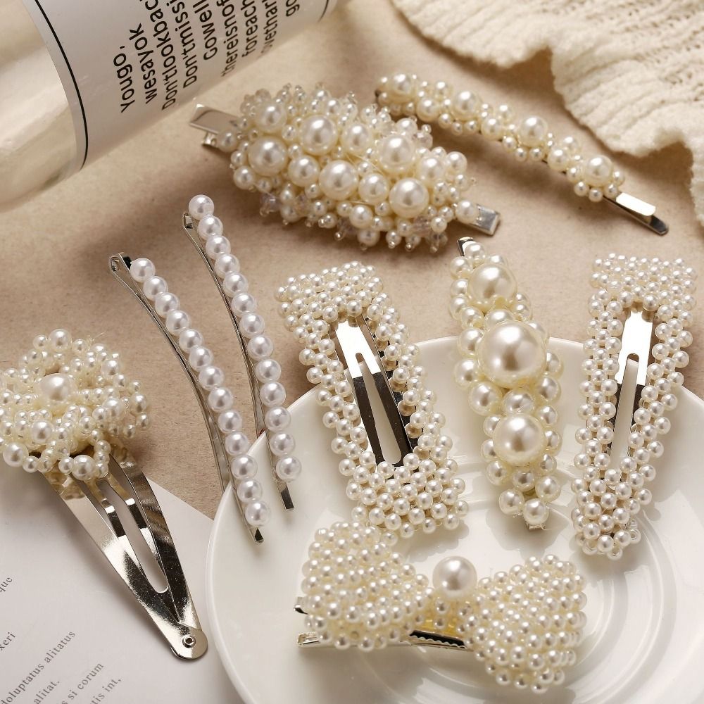 pearl hair clasp