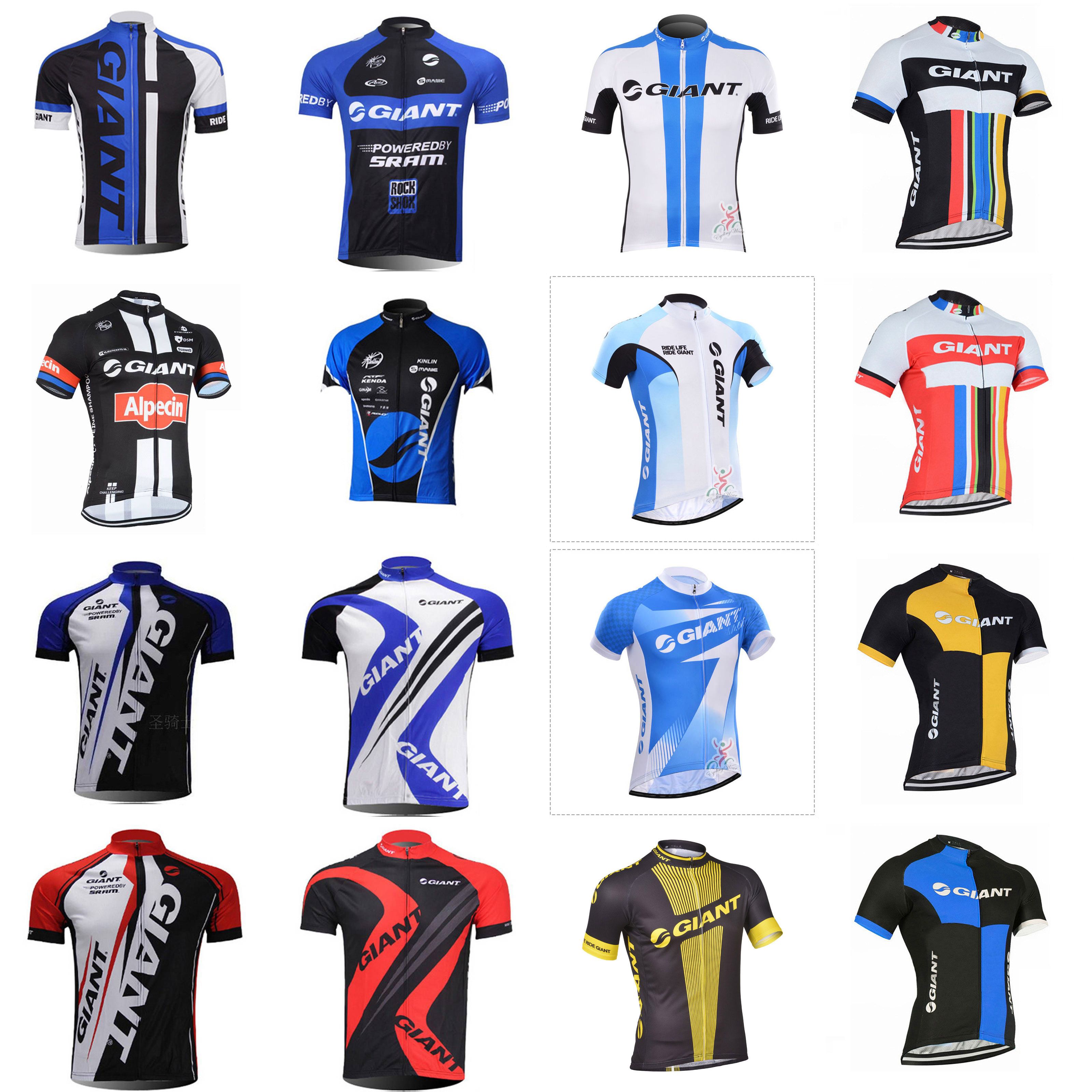 GIANT Team Cycling Fleece Jersey Quick Dry Bike Wear Mountain Bike High Quality Racing Clothes