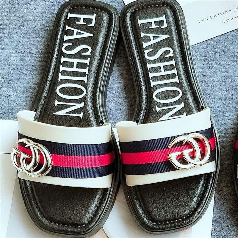 G Letter Designer Slides Luxury Personality Women Sandals ...