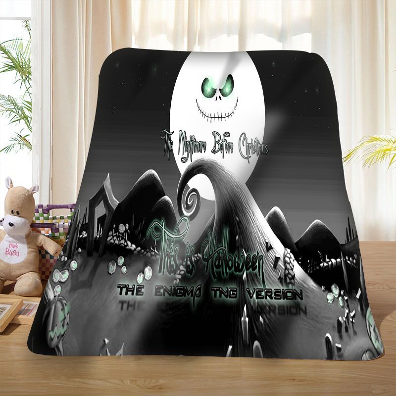 Custom The Nightmare Before Christmas 2 Blanket Soft Fleece Diy Your Picture Decoration Bedroom Sofa Multi Size 928 01