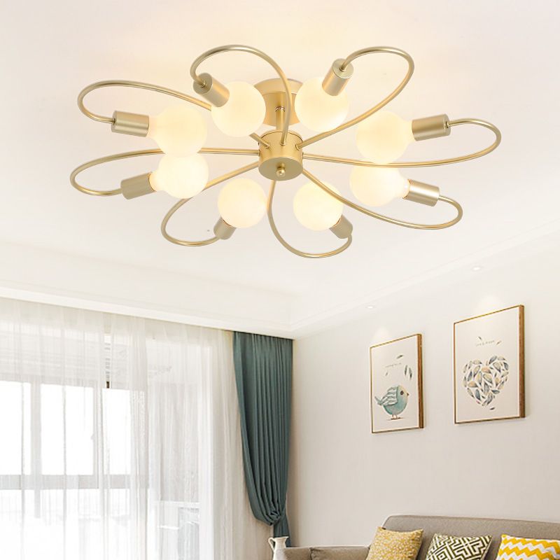 Großhandel Moderne LED Kronleuchter Decke Glaskugel Lampen Nordic ... Großhandel Moderne LED Kronleuchter Decke Glaskugel Lampen Nordic ...