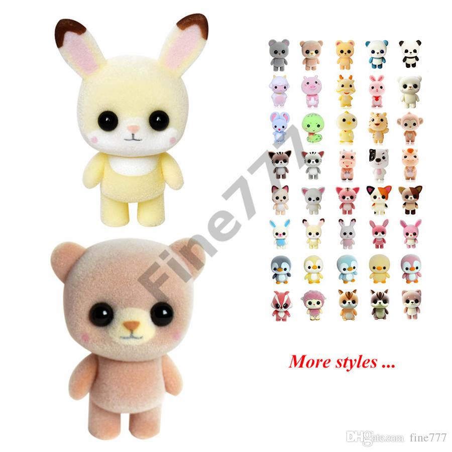 2021 6CM Surprises Fuzzy Animals Zoo Fuzzy Pets With Washable Fuzz