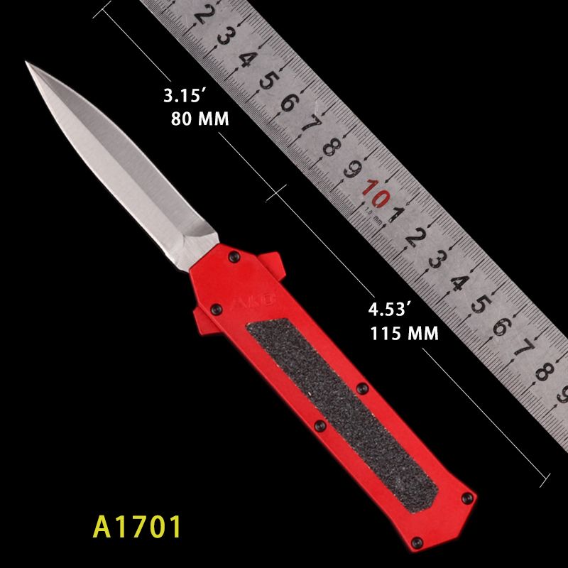 AKG Oto Bıçak UTX Otomatik Cep Bıçaklar Out Ön Bıçak D2 Saten MT Hiking Avcılık Aracı Noel Hediyesi