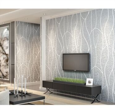 Compre Papéis De Parede 3d Não Tecido Listra Papel De Parede