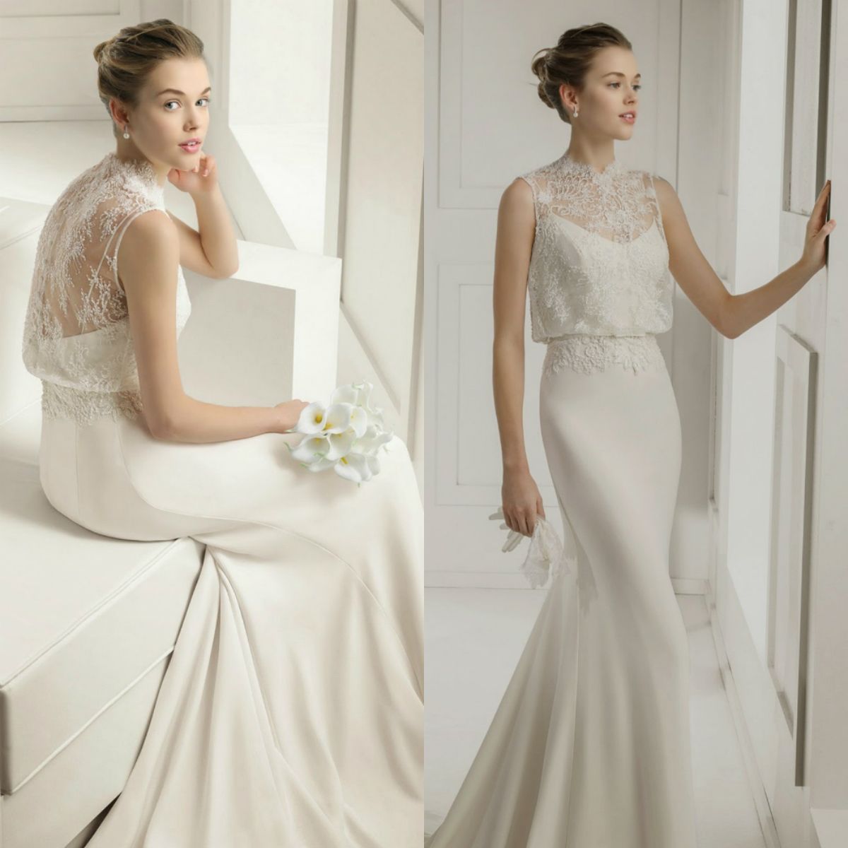 2019 Cheap Ivory White Bridal Wraps Lace Sleeveless Wedding Shawls