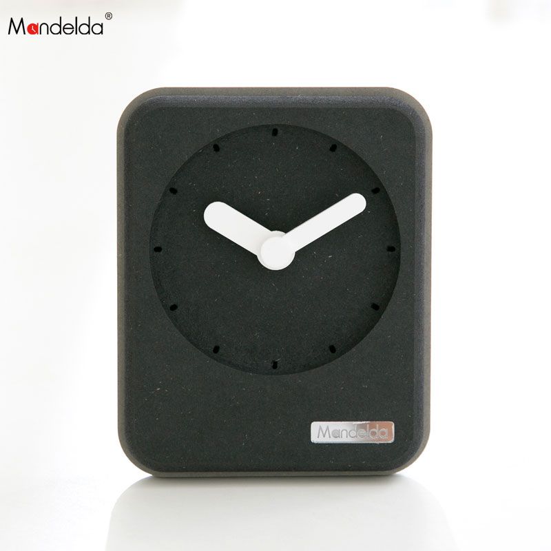 Mandelda 3d Vintage Digital Small Wood Table Watch Mini Modern Home Decoration Promotional Desk Clock