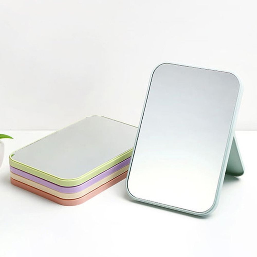 Folding Makeup Mirror Portable Large Square High Definition Single Side Cosmetic Easy To Use Simple Beauty Make Up Tool