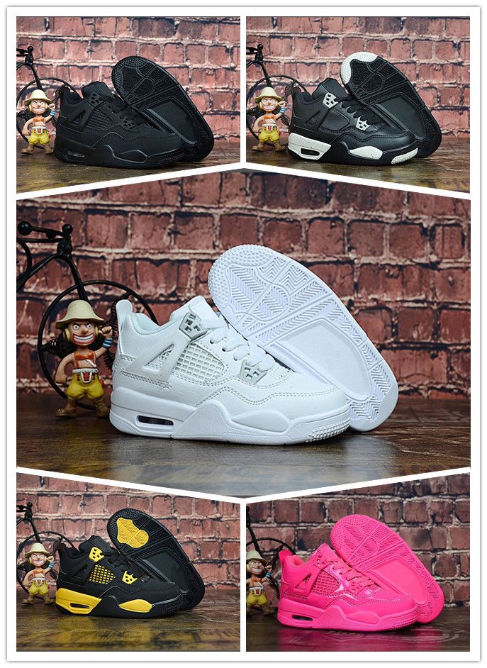 Basket Basketball Aj4 Air Hot Garçons Jeunes De Enfants 4 Et Sneakers Chaussures Sports Nike Filles 4s Jordan u3lFKJT1c