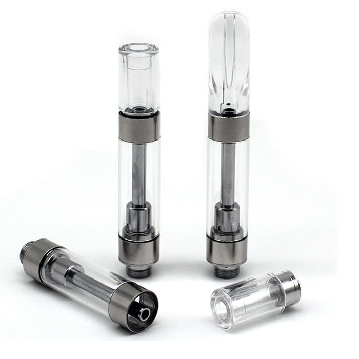 Wholesale 1 Gram Vape Cartridges Ceramic Coils 510 Thread Flat Tip