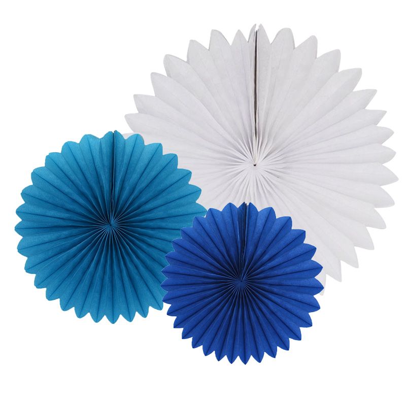 Decorative Wedding Party Paper Crafts 4 12 Fans Diy Hanging Tissue Flower For Birthday Festival