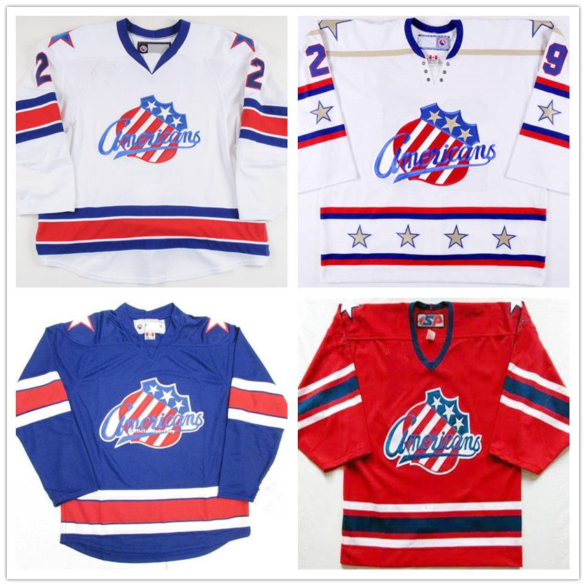 2021 Custom Vintage Jersey 29 Phil Osaer Rochester Americans 2 Joe