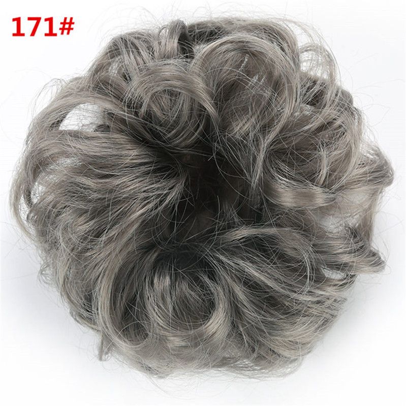 36 S Noilite Synthetic Hair Big Bun Chignon Two Plastic Comb Clips