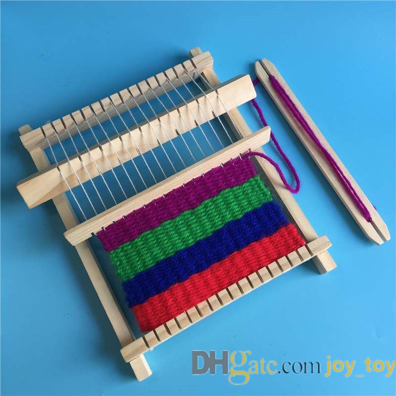 2021 Wooden Weaving Kit For Beginner And Children Weaving Frame Loom
