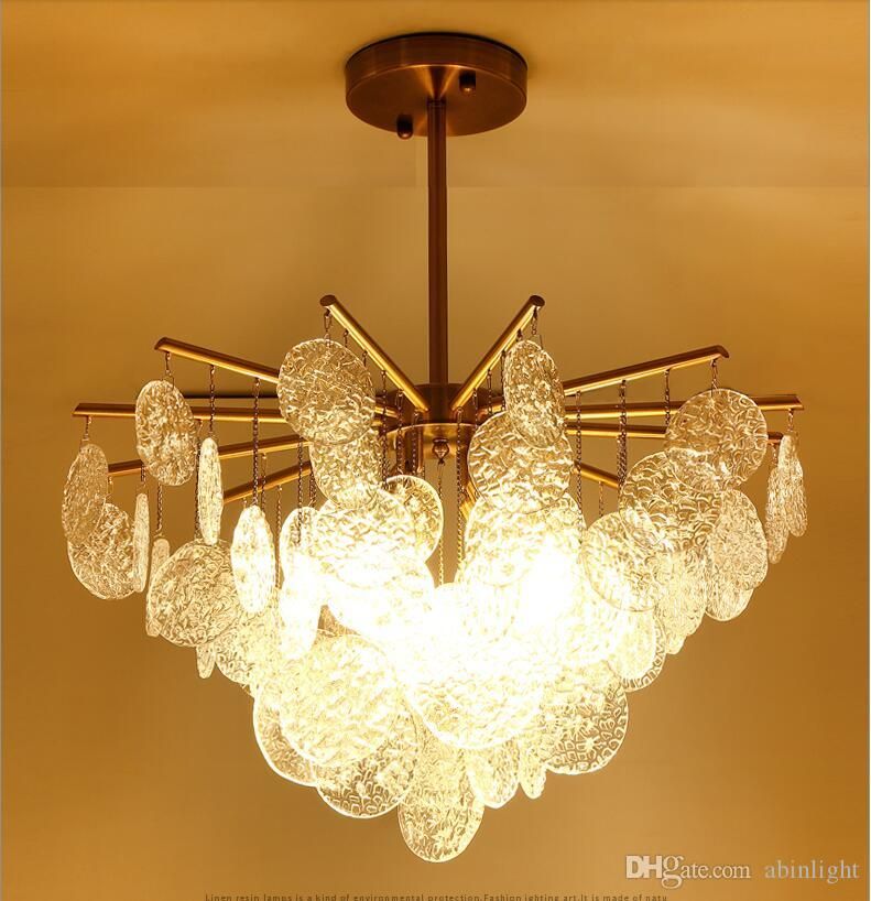 Post Modern Art Glass Chandelier Pendant Lamps Simple And Fashion Art