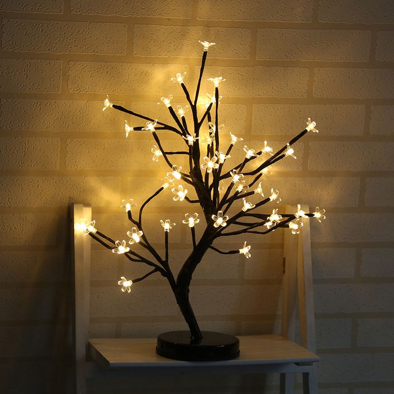 2019 nordic night light bedroom stars small night lamp cherry