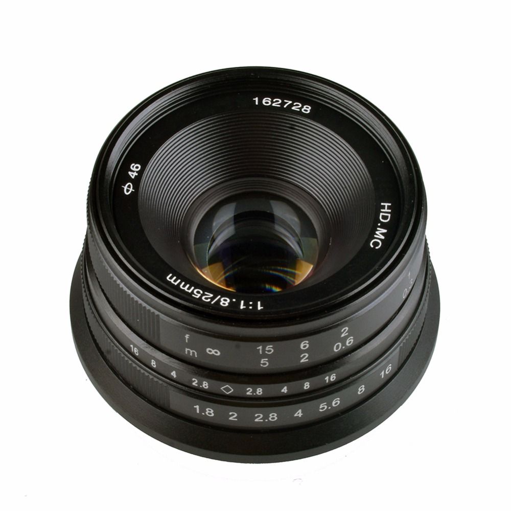 2019 25mm F1.8 Manual Prime Lens For Sony E Mount A7, A7II, A7R, A7RII
