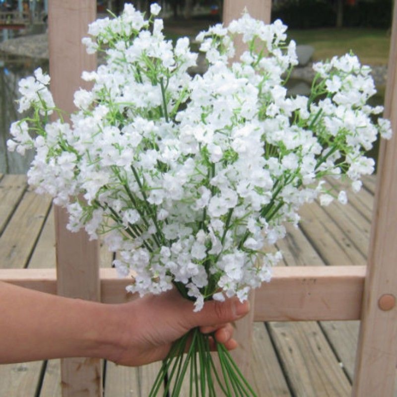 2021 Gypsophila Flowers Artificial Bride Bouquet Wedding Decoration