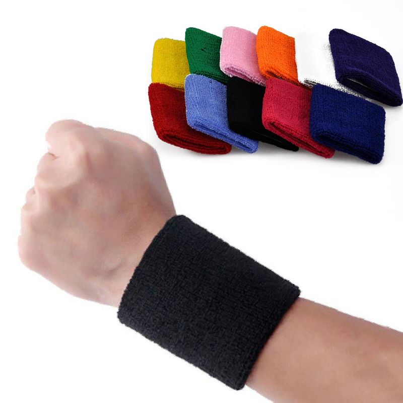 Fashion Jewellery 1pair 8*5cm Sport Sweatband Wristband Basketball Wrist  Protector Running Brace Jewellery &amp; Watches vishawatch.com