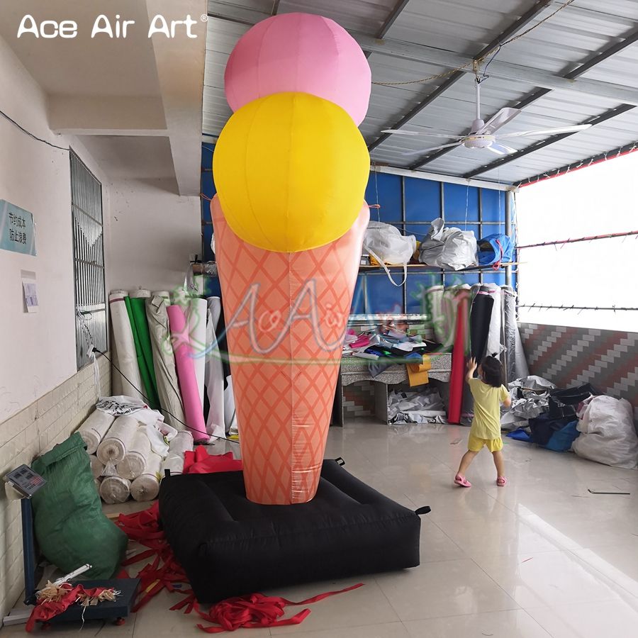 2020 Lovely Inflatable Ice Cream Cone, Advertising Inflatable Ice Cream